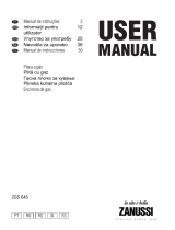 Zanussi ZGS645TX Manual de usuario