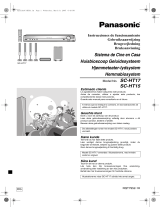 Panasonic SCHT17 Instrucciones de operación