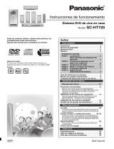 Panasonic SCHT720 El manual del propietario