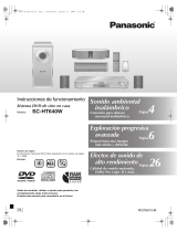 Panasonic SCHT640W Instrucciones de operación