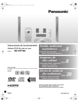 Panasonic SC-HT740 Instrucciones de operación