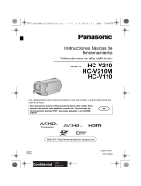 Manual de Usuario Panasonic HC V110 El manual del propietario