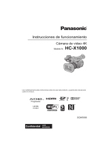 Panasonic HCX1000PP El manual del propietario