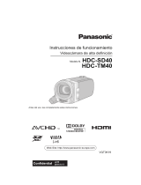 Panasonic HDC-SD40 El manual del propietario