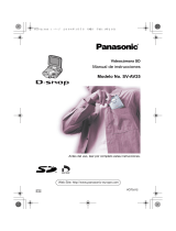 Panasonic SVAV25 Instrucciones de operación