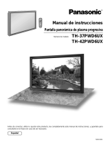Panasonic TH37PWD6UX El manual del propietario