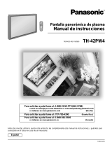 Panasonic TH42PW4UZ Instrucciones de operación