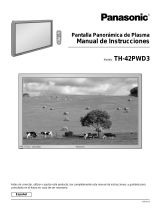 Panasonic TH42PWD3U Instrucciones de operación