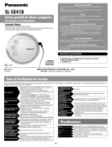Panasonic SLSX418 Instrucciones de operación