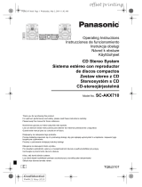 Panasonic SC-AKX710 Instrucciones de operación
