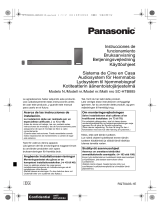 Panasonic SCHTB885EG Instrucciones de operación