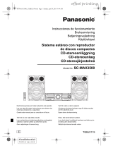 Panasonic SCMAX3500E Instrucciones de operación
