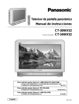 Panasonic CT34WX52 Instrucciones de operación