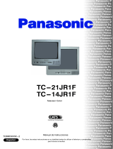 Panasonic TC14JR1F Instrucciones de operación