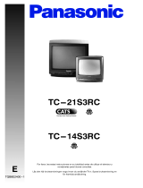 Panasonic TC21S3RC Instrucciones de operación