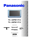 Panasonic TX28PM11FU Instrucciones de operación
