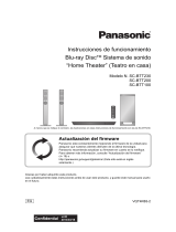 Panasonic SCBTT230EG Instrucciones de operación