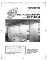 Panasonic KXFLM651 Instrucciones de operación