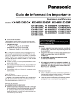Panasonic JTKXMB1530NL Instrucciones de operación