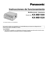Panasonic KXMB1500 Instrucciones de operación