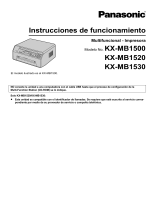 Panasonic KXMB1500 Instrucciones de operación