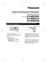 Panasonic KXMB2000 Instrucciones de operación