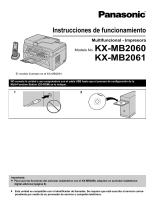 Panasonic KXMB2060 Instrucciones de operación
