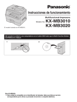 Panasonic KXMB3020 Instrucciones de operación