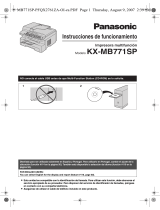 Panasonic KXMB771SP Instrucciones de operación