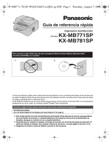 Panasonic KXMB781SP Instrucciones de operación