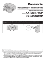 Panasonic KXMB781SP Instrucciones de operación