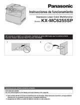 Panasonic KXMC6255SP Instrucciones de operación