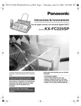 Panasonic KXFC225SP Instrucciones de operación
