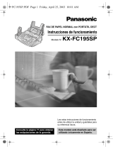 Panasonic KXFC195SPG Instrucciones de operación