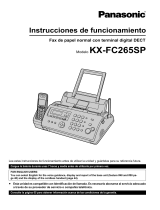Panasonic KXFC265SP Instrucciones de operación