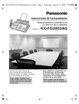 Panasonic KXFG2853AG Instrucciones de operación