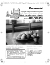 Panasonic KXFG6550 Instrucciones de operación
