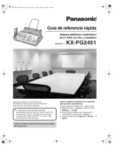 Panasonic KXFG2451 Instrucciones de operación
