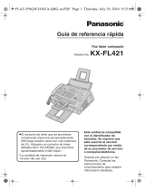 Panasonic KXFL421 Instrucciones de operación