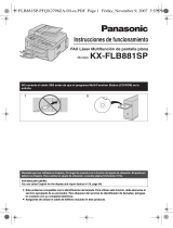 Panasonic KXFLB881SP Instrucciones de operación