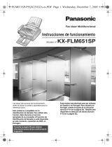 Panasonic KXFLM651SP Instrucciones de operación