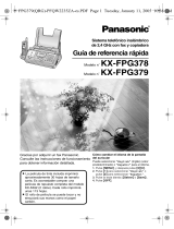 Panasonic KXFPG378 Instrucciones de operación
