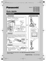 Panasonic KXTG1034 Guía de inicio rápido