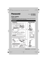 Panasonic KXTG8232 Guía de inicio rápido