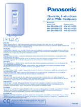 Panasonic WHUD16CE5 Instrucciones de operación
