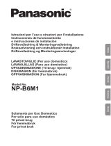 Panasonic NPB6M1FIGB Instrucciones de operación