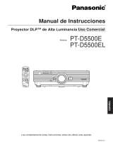 Panasonic PTD5500EL Instrucciones de operación