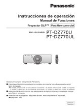 Panasonic PTDZ770E Instrucciones de operación