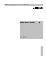 Zanussi GX72EH Manual de usuario
