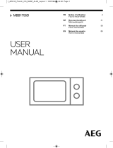 AEG MBB1755D-M Manual de usuario